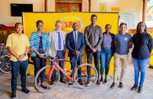 SKOL Brewery Ltd donates cycling equipment to Ferwacy